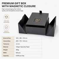 Boîte cadeau rigide à double porte personnalisée, emballage de luxe pour cosmétiques, appareils de beauté, produits électroniques, fabricant OEM