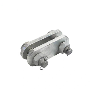 Clevis à double plaque en acier anticorrosion pour raccords de tour de ligne de transmission - Product Image 2