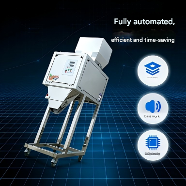 100-5000g Vibration Coffee Bean Tea Bag Sachet Powder Pouch Semi Automatic Packing Weighing Filling Machine