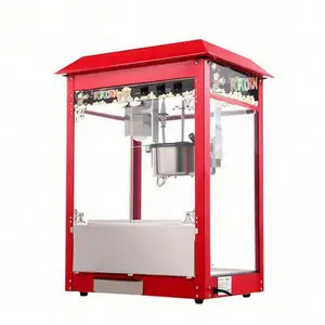 Machine à pop-corn à air chaud Offre Spéciale automatique machine à pop-corn à gaz commerciale avec chariot