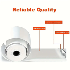 Có thể tái chế biểu tượng tùy chỉnh nhiệt in lại Giấy cuộn 80x80mm 57x40mm ngân hàng ATM giấy cuộn - Product Image 2