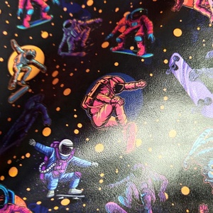 कम मोक कस्टम प्रिंट pvc fax चमड़े के कपड़े वाटरप्रूफ uv डिजिटल मुद्रित फर्नीचर शिल्प बैग जूते सोफा कार सीट - Product Image 5