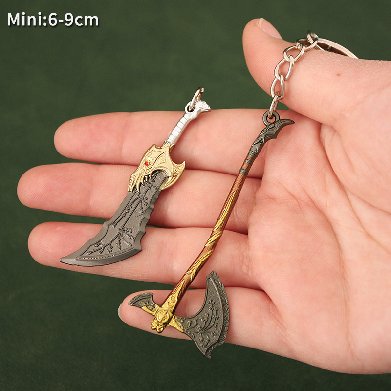 ブレードカオス金属剣キーチェーンKratos Leviathan Axe