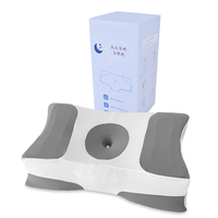Oreillers en mousse à mémoire de forme pour les dormeurs sur le côté, le dos et le ventre, soulagement de la douleur et oreiller de lit ergonomique, housse amovible et lavable, maille respirante