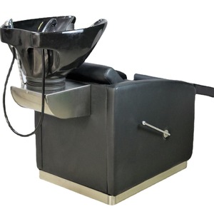 เก้าอี้แชมพูพร้อมชามอุปกรณ์สระผมหน่วยล้างหลังสีขาว - Product Image 3