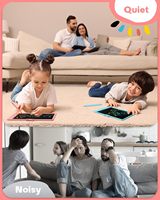 Bravokids Tablette de dessin électronique LCD en plastique de 10 pouces et tableau à gribouiller, cadeau éducatif pour les filles et les garçons de 3 à 8 ans