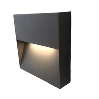Applique murale LED carrée 6W & 12W Lampe de marche décorative en aluminium montée en surface pour éclairage d'escalier pour montage en surface murale