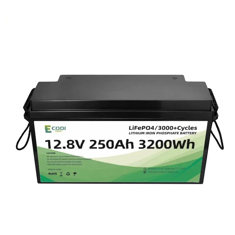 LiFePO4 12v 250ah Deep Cycle Power Lithium Ion Battery For Rv Solar System Yacht Golf Carts Storage And Car