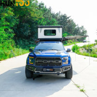 Huntoo Tienda de Campaña Pop-Up para Remolque de Viaje, Camper de Aluminio para Camioneta, Cubierta Superior para GMC Sierra 1500 Silverado