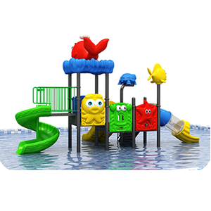 <span class=keywords><strong>Parc</strong></span> aquatique gonflable pour enfants, aire de jeux extérieure pour maternelle, grand toboggan aquatique en plastique - Product Image 2