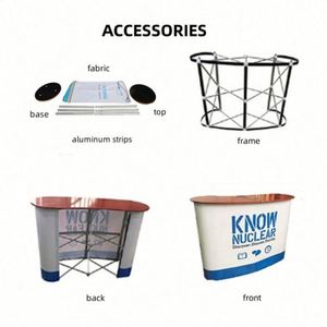 Comptoir de promotion publicitaire pliable en aluminium, modulaire et portable - Product Image 3