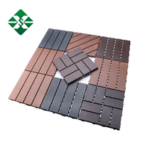 Dalles de terrasse en composite bois-plastique WPC DIY, dalles de sol en composite bois-plastique bon marché, dalles de terrasse extérieures en composite 300x300