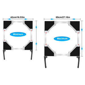 New Product Washing Machine Base with Lift Roller Washing Machine Base Stand with Wheel Refrigerator Stand Movable Adjustable - Product Image 4
