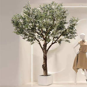 Personnalisable 90cm 120cm 150cm 180cm 210cm 240cm Faux plantes en <span class=keywords><strong>pot</strong></span> en plastique <span class=keywords><strong>olivier</strong></span> artificiel <span class=keywords><strong>pour</strong></span> la décoration intérieure de la maison - Product Image 2