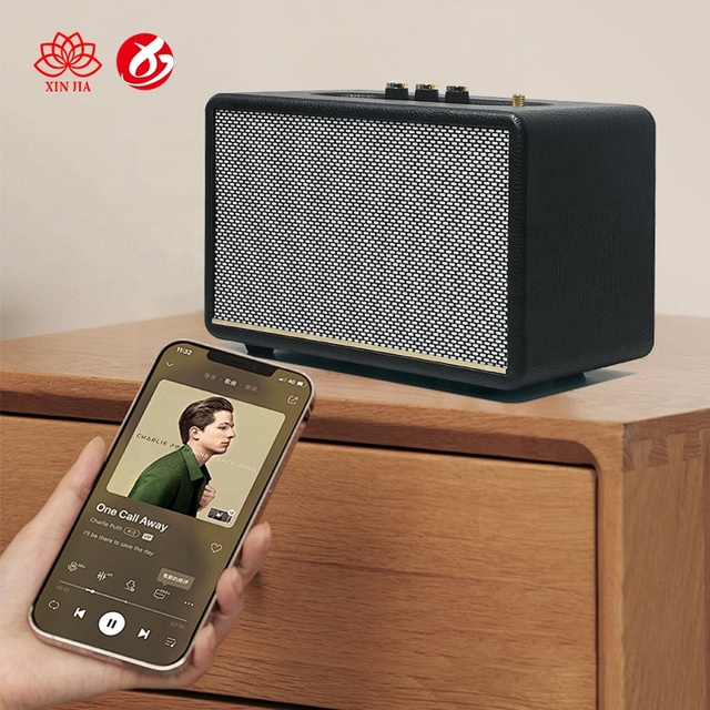 2026 Desktop High Volume Subwoofer Home Theatre 30W M22 Portable Wooden Retro Wireless for V5.3 IPX0 Waterproof Speaker