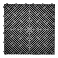 Dalles de Sol de Garage Robustes et Conviviales, Dalles de Garage en Plastique Emboîtables pour Lave-Auto, Grille de Sol de Garage, Vente Chaude