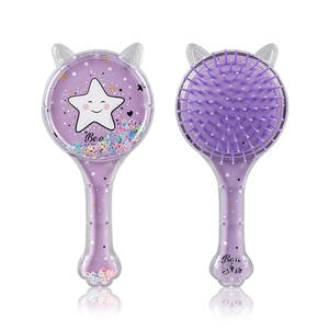 BLISSLIFE Popular dibujos animados masaje peine forma <span class=keywords><strong>Pony</strong></span> niños cepillo <span class=keywords><strong>de</strong></span> <span class=keywords><strong>pelo</strong></span> Bling animales lindos niños peluquería niños cojín <span class=keywords><strong>de</strong></span> aire peine - Product Image 3