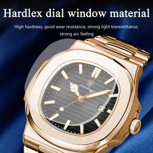 Reloj de Cuarzo de Lujo Poedagar 613 para Hombre, de Acero Inoxidable, Resistente al Agua y Luminoso - Product Image 3