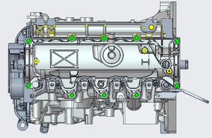<span class=keywords><strong>Motore</strong></span> Diesel K9K <span class=keywords><strong>1.5</strong></span> <span class=keywords><strong>DCi</strong></span> Originale di Qualità, Assemblaggio Completo Adatto per <span class=keywords><strong>Renault</strong></span> Clio, Megane, Dacia Duster, Qashqai - Product Image 5