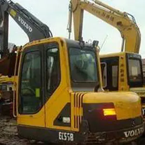 Schlussverkauf gebrauchtes Minibagger VOLVO EC55B gebrauchte Baumaschinen Raupenbagger mit hoher Qualität zu verkaufen