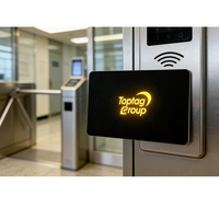 Großhandel PVC LED Blinkende RFID NTAG213 NFC Visitenkarte Zahlungsfunktion Wasserdicht Transparent Im Dunkeln Leuchtende Individuelle Smartcard