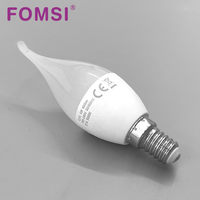 FOMSI Ampoule à bougie LED 5W 7W 9W C37 Ampoule E14/E27/B22 AC100-240V 3000K/4000K/6000K pour l'éclairage de l'espace intérieur de la maison