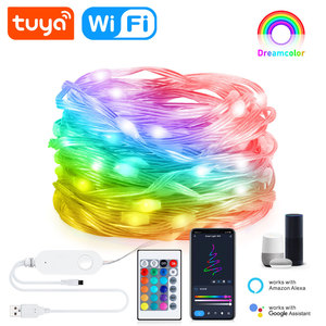 สายไฟ LED Wifi <span class=keywords><strong>อั</strong></span>จฉริยะ<span class=keywords><strong>พ</strong></span>ร้อมรีโมทคอนโทรล10W 10M RGB Tuya Smart Life สำหรับ PST-MSL-10M ในบ้าน - Product Image 2