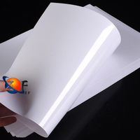 Papier photo adhésif pour imprimante jet d'encre A3 A4 80g/115g/135g/150g, papier photo brillant auto-adhésif pour impression jet d'encre couché