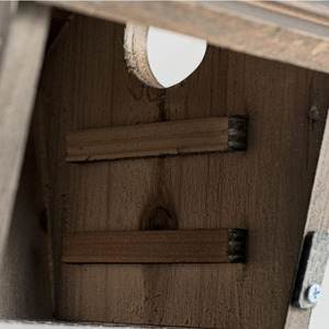 Fabriek Direct Natuurlijk Houtkleurig Massief Hout Vogelhuis Knop Vogelnest Dak Hangbare Vogel Fok Meubelen - Product Image 2
