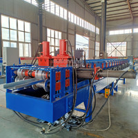 Machine de formage à froid de barres inférieures en acier galvanisé pour portes à enroulement, contrôlée par PLC, pour la fabrication de barres en T