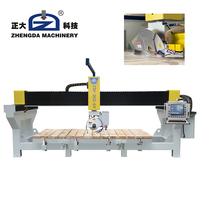 Machine de découpe de pierre CNC haute précision ZHENGDA 3/4/5 axes avec engrenage et moteur pour le traitement des plaques - Capacité 3200x2000x50mm