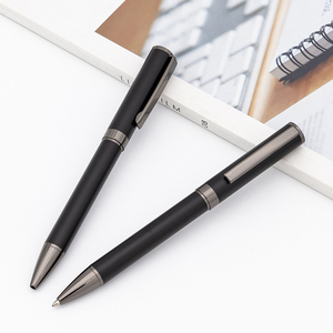 Khuyến Mãi 2024 Nhà Máy Kim Loại Bút Đơn Giản Xoay Quà Tặng Bút Bi Màu Đen Matte Bút Bi Có Thể được Tùy Chỉnh Biểu Tượng Màu Sắc - Product Image 3
