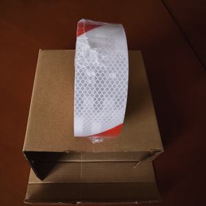 Marcado reflectante de camión de 5cm x 45,7 m, señales de tráfico <span class=keywords><strong>reflectantes</strong></span> de alta intensidad para remolque, Material reflectante de marcado de tráfico - Product Image 4