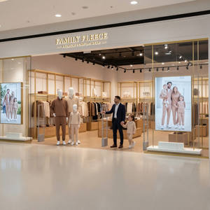 سترة رياضية مخصصة بتصميم جرافيك فضفاضة من القطن للعائلة، ملابس متطابقة للأم والطفل، طقم رياضي عائلي - Product Image 3