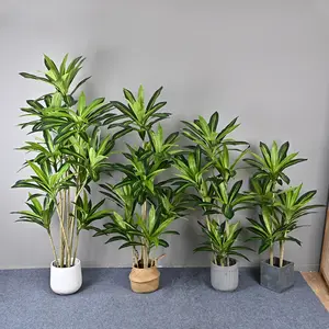 大きな屋外屋内大きな人工盆栽の木緑の植物リビングルーム装飾用の人工ヤシの木