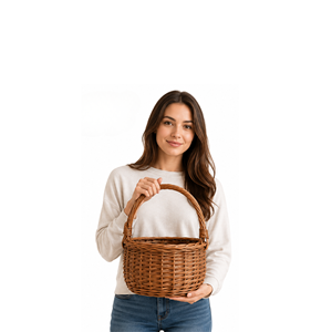 ตะกร้าเปลี่ยนผ้าอ้อมเด็กทำมือจากหวายธรรมชาติ ซินดี้ - Product Image 4