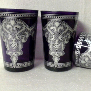 แก้วน้ำชาโมร็อกโก JM INTERNATIONAL พร้อมกล่องของขวัญ ชุดแก้วน้ำชา/กาแฟ/ไวน์สุดหรู แก้วพิมพ์ลายตามสั่งจากอินเดีย - Product Image 1