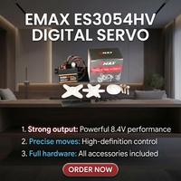 Servomoteur numérique à engrenages métalliques haute tension EMAX ES3054HV 23T 4,7 kg 0,09 sec pour avion RC, hélicoptère, modèle, équipement, accessoires et pièces