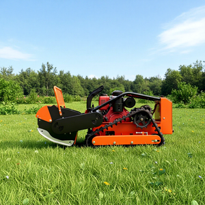 Tondeuse à gazon télécommandée diesel GIIFFEN GF-86 en stock usine, broyeur d'herbe industriel haute puissance, hauteur <span class=keywords><strong>de</strong></span> <span class=keywords><strong>coupe</strong></span> longue portée 0mm-210mm - Product Image 1