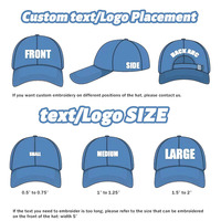 Premium personalizado 3D Puff bordado 2 tonos a Marco Streetwear algodón sarga gorra béisbol Club logo Snapback sombrero para hombres