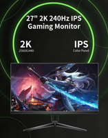 Kundenspezifischer OEM ODM 27-Zoll Flachbildschirm 2560*1440 QHD 2K 240Hz Gaming-Monitor Heim-Gaming-Computerbildschirm für Desktop