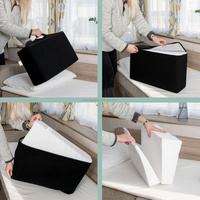 Bettkeil kissen zum Schlafen Faltbares Memory Foam-Dreieck kissen zum Falten Einfache Aufbewahrung und Verhinderung von saurem Reflux