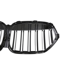 กระจังหน้ากันชนรถแบบสองแผ่นกระจังหน้าสีดำเงาสำหรับ BMW F49 X1 2019-2022 - Product Image 5