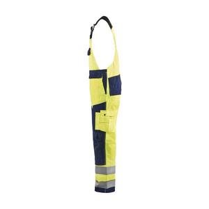BLAKLADER - 266018113389C52 Pantalones con pechera de alta visibilidad Amarillo/Azul marino-EAN 7330509771945 ROPA DE TRABAJO DE LA HI-VIS - Product Image 4