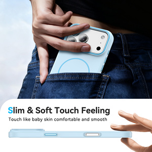 LeYi Custodia Protettiva Opaca Elegante e Sottile Anti-Impronta, Robusta e Antiurto per iPhone 15 Pro Max 16 <span class=keywords><strong>SE</strong></span> 17 - Product Image 3