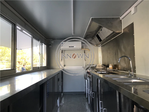 <span class=keywords><strong>Promotion</strong></span> Camion à crème glacée électrique personnalisé, chariot de restauration rapide mobile, chariot de restauration approuvé CE, kiosque de cuisine de rue - Product Image 3