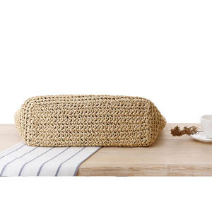 <span class=keywords><strong>Sac</strong></span> en paille tissé en gros pour femme, <span class=keywords><strong>sac</strong></span> fourre-tout décontracté d'extérieur, <span class=keywords><strong>sac</strong></span> à bandoulière tendance et abordable - Product Image 5
