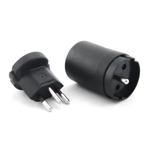 LEISHEN CE SN441011 Approved Wholesale Great Quality 10A/16A EU to Swiss Plug Adapter Germany to Switzerland Adaptor Plug