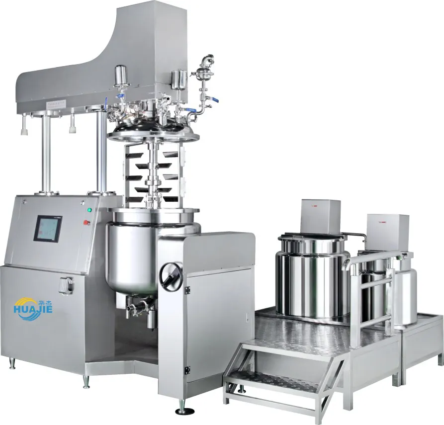 HUAJIE 5L-20000L crema per il corpo lozione emulsionante linea di produzione macchina emulsionante dentifricio