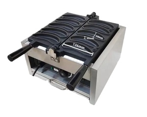 Banana Shape <b>Waffle</b> <b>Maker</b> Commercial Stuffed <b>Waffle</b> <b>Maker</b> <b>Waffle</b> Stick Machine for Restaurant Beach Party - Product Image 1